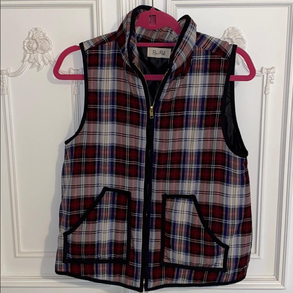 Plaid vest